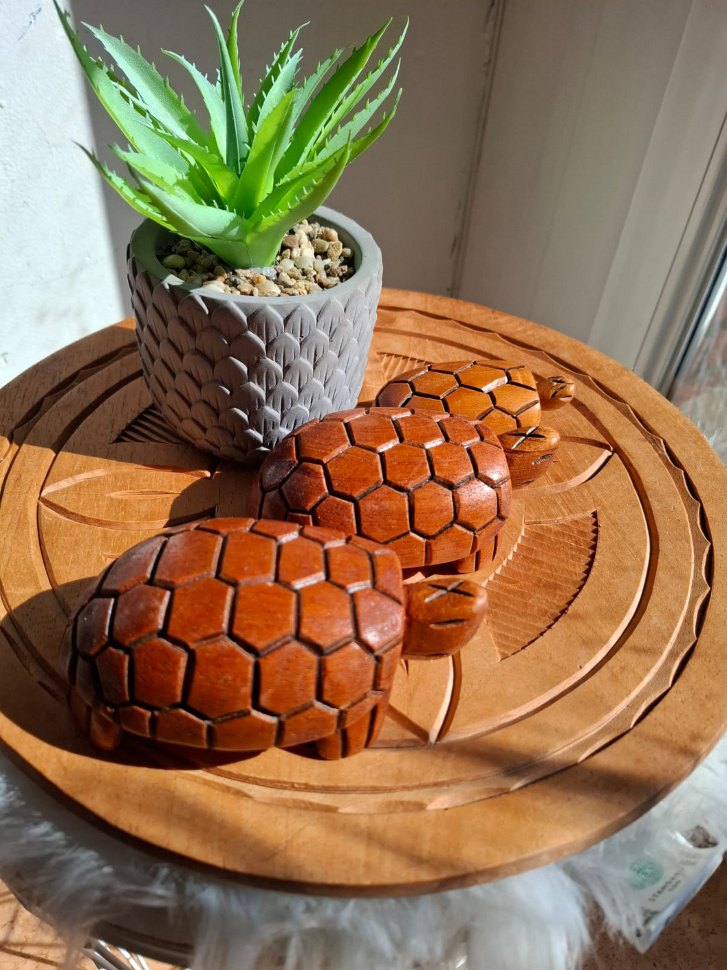 Souvenir du Suriname tortue en bois